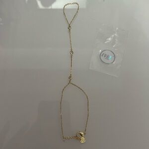 NWT EVRY JEWELS gold hand chains
